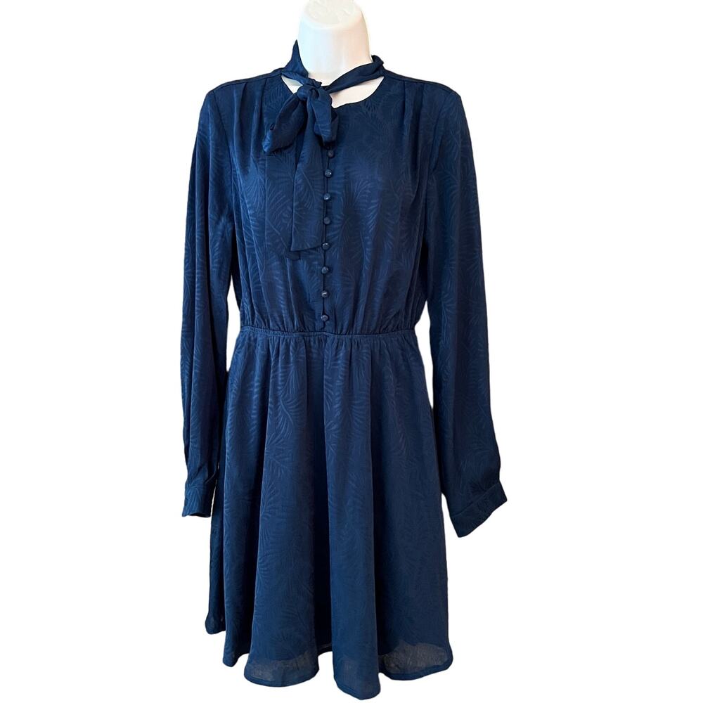 NWOT ModCloth Gilli Victorian Cottagecore Blue Button Up Dress Sz Sm